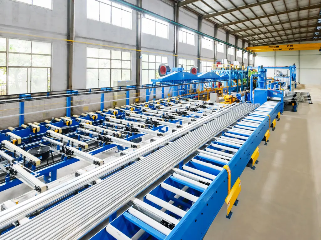 et geëxtrudeerde aluminium profielen uit de pers