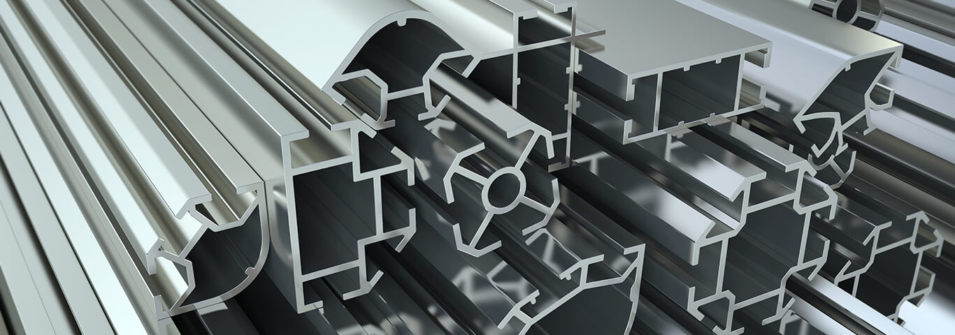 Verse aluminium profielen na extrusie