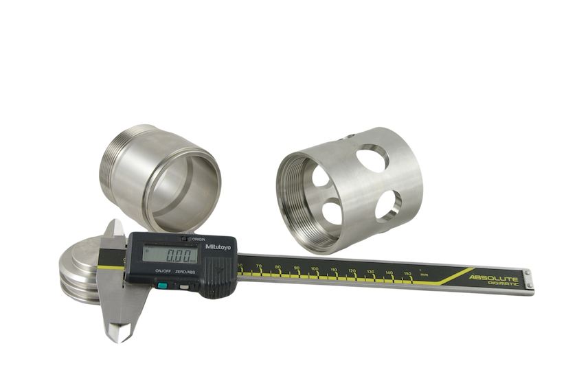 Precisieonderdelen met digitale schuifmaat