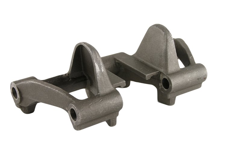 Rupsbandschakel vervaardigd via verloren-was giettechniek voor restauratie van historische militaire voertuigen